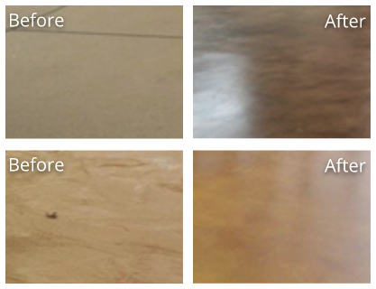 Concrete Before and After